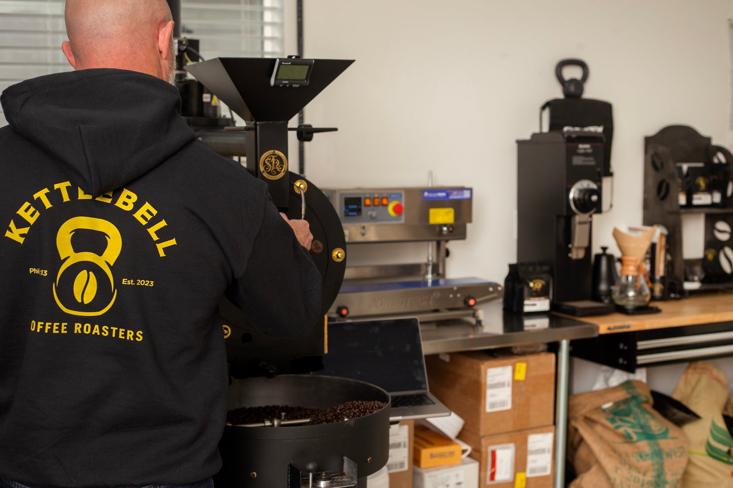 Branded Hoody Sweatshirt - Black