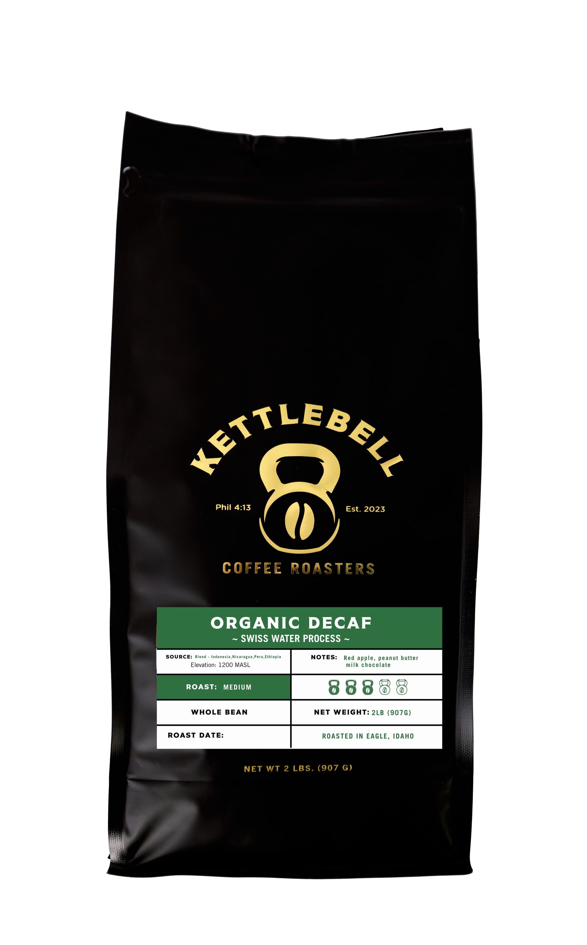 Decaf Swiss Water Process - Columbian medium – Kettlebell Coffee